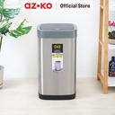 AZKO Eko 40 Ltr Tempat Sampah Sensor Ecosmart Matt Steel