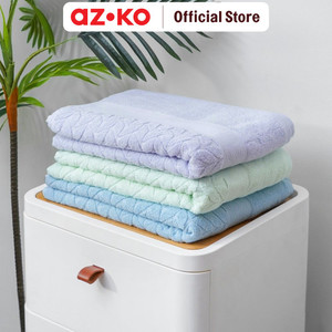 AZKO Forhom 70x140 Cm Kotaro Handuk Mandi - Biru Muda