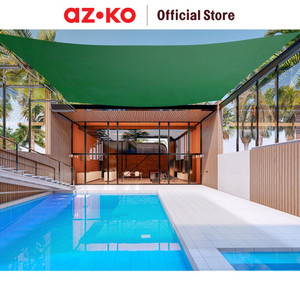 AZKO Soleil 5 Mtr Kanopi Taman Square - Hijau Tua