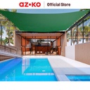 AZKO Soleil 5 Mtr Kanopi Taman Square - Hijau Tua