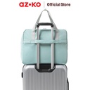 AZKO Passport Marilyn Tas Travel Lipat - Hijau