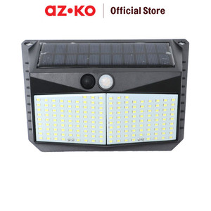 AZKO Krisbow Zura Lampu Dinding Outdoor Solar 2.5 Watt 6500k