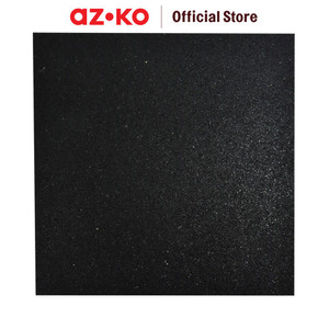 AZKO Krisbow Karpet Karet Gym 50x50 Cm - Hitam