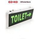 AZKO Krisbow Papan Petunjuk Toilet Dua Sisi