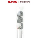 AZKO Kris 90x90x90 Cm Rel Tirai Shower - Krom