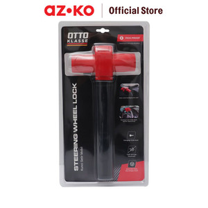 AZKO Otto Klasse Kunci Stir Mobil Okl6005 - Merah/Hitam