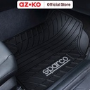 AZKO Sparco Set 4 Pcs Karpet Mobil Pvc - Hitam