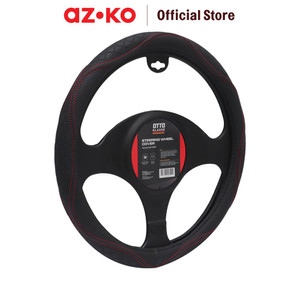 AZKO Otto Klasse Sarung Stir Mobil Honeycomb - Hitam