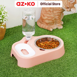 AZKO Paws N Tail Dispenser Makanan Hewan - Pink