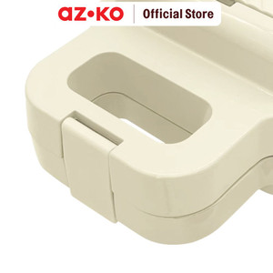 AZKO Memoo Toaster Sandwich & Waffle Maker 2 In 1 - Putih