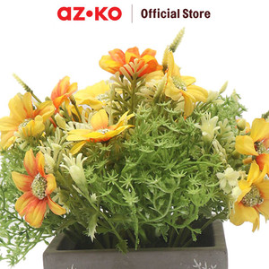 AZKO Arthome 22.8 Cm Bunga Artifisial Wild Yellow