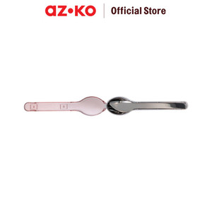 AZKO Ataru Set 3 Pieces Alat Makan Stainless Pink