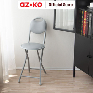 AZKO Soleil Kursi Lipat Padded - Abu-Abu