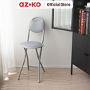 AZKO Soleil Kursi Lipat Padded - Abu-Abu