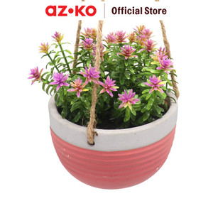 AZKO Arthome 40.6 Cm Bunga Artifisial Wild Dengan Tali - Pink