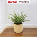 AZKO Arthome 33 Cm Tanaman Artifisial Fern Dengan Pot - Hijau