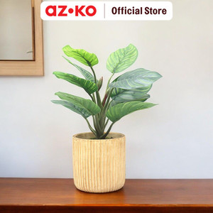 AZKO Arthome 30.5 Cm Tanaman Artifisial Greenery Dengan Pot - Hijau
