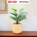 AZKO Arthome 30.5 Cm Tanaman Artifisial Greenery Dengan Pot - Hijau