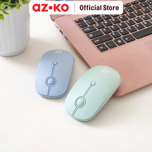 AZKO Ataru Mouse Wireless I330 - Biru Dusty
