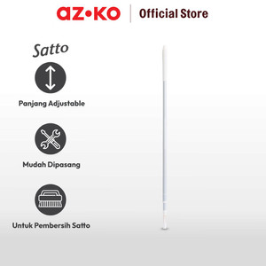 AZKO Satto 155 Cm Gagang Pel Teleskopik - Putih