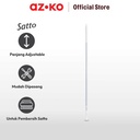 AZKO Satto 155 Cm Gagang Pel Teleskopik - Putih