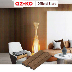 AZKO Maxb 290X12X2 Cm Panel Dinding - Cokelat Walnut