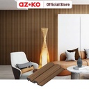 AZKO Maxb 290X12X2 Cm Panel Dinding - Cokelat Walnut