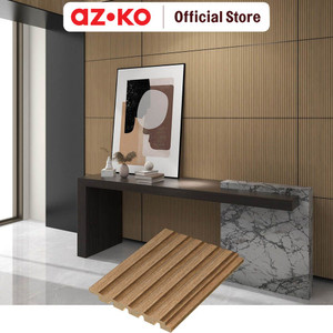 AZKO Maxb 290X16X1.2 Cm Panel Dinding - Cokelat Wenge
