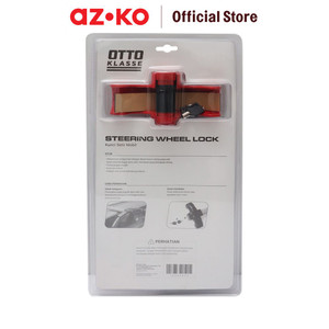 AZKO Otto Klasse Kunci Stir Mobil Okl6005 - Merah/Hitam