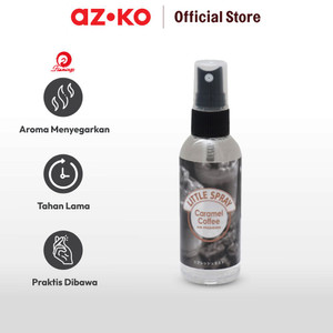 AZKO Flamingo 80 Ml Little Spray Pengharum Mobil Caramel Coffee