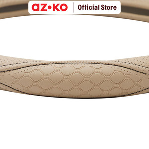 AZKO Otto Klasse Sarung Stir Mobil Honeycomb - Krem