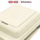 AZKO Memoo Toaster Sandwich & Waffle Maker 2 In 1 - Putih