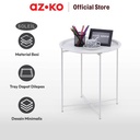 AZKO Soleil 46 Cm Meja Teras Dengan Tray - Putih