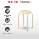 AZKO Soleil Bangku Metal - Krem