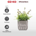 AZKO Arthome 25.4 Cm Bunga Artifisial Wild - Putih