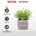 AZKO Arthome 22.8 Cm Bunga Artifisial Wild - Putih