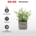 AZKO Arthome 29.2 Cm Bunga Artifisial Wild - Hijau