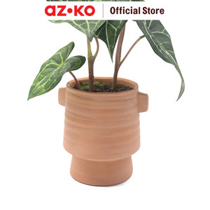 AZKO Arthome 22.8 Cm Bunga Artifisial Dengan Pot - Hijau
