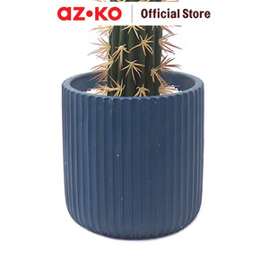 AZKO Arthome 11.4 Cm Tanaman Artifisial Kaktus Dengan Pot - Hijau