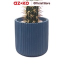 AZKO Arthome 11.4 Cm Tanaman Artifisial Kaktus Dengan Pot - Hijau