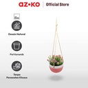 AZKO Arthome 40.6 Cm Bunga Artifisial Wild Dengan Tali - Pink