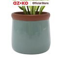 AZKO Arthome 15.2 Cm Bunga Artifisial Chrysanthm Dengan Pot - Kuning