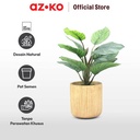 AZKO Arthome 30.5 Cm Tanaman Artifisial Greenery Dengan Pot - Hijau
