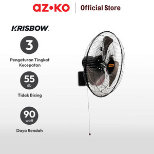 AZKO Krisbow 18 Inci Kipas Angin Dinding Industrial 90 Watt