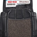 AZKO Otto Klasse Set 3 Pcs Karpet Mobil Mesh - Hitam
