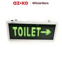 AZKO Krisbow Papan Petunjuk Toilet Dua Sisi