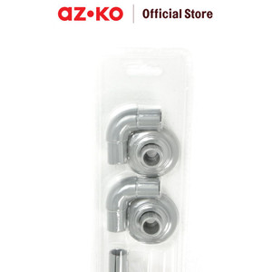 AZKO Kris 90x90x90 Cm Rel Tirai Shower - Krom