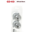 AZKO Kris 90x90x90 Cm Rel Tirai Shower - Krom