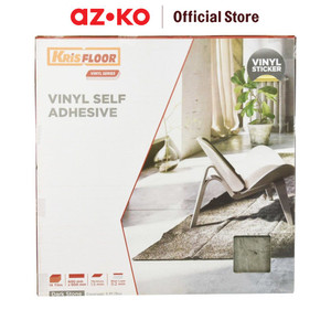 AZKO Krisvinyl Set 14 Pcs Pelapis Lantai Vinyl Dark Stone 5m2