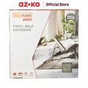 AZKO Krisvinyl Set 14 Pcs Pelapis Lantai Vinyl Dark Stone 5m2